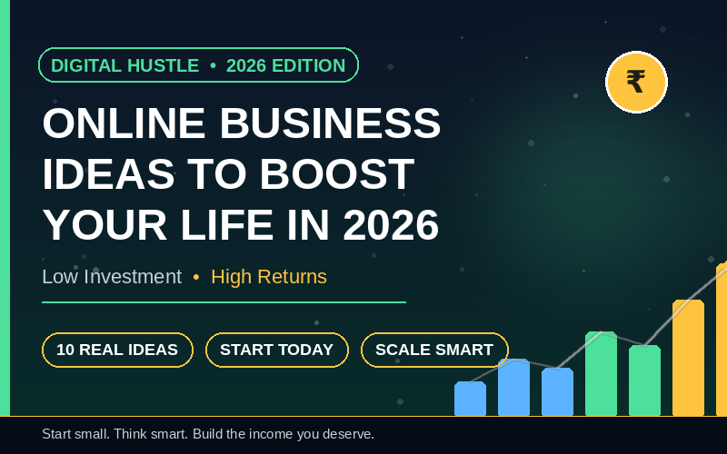 Online Business Ideas That Can Transform Your Life in 2026 (With Minimal Investment)