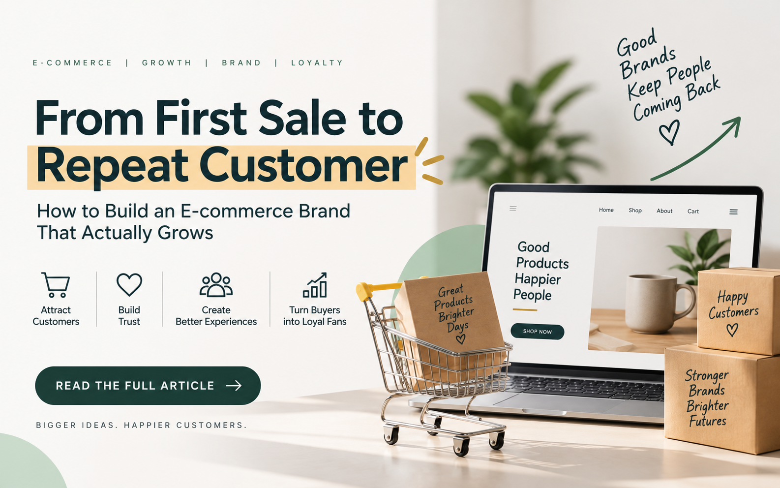 From First Sale to Repeat Customer: How to Build an E-commerce Brand That Actually Grows