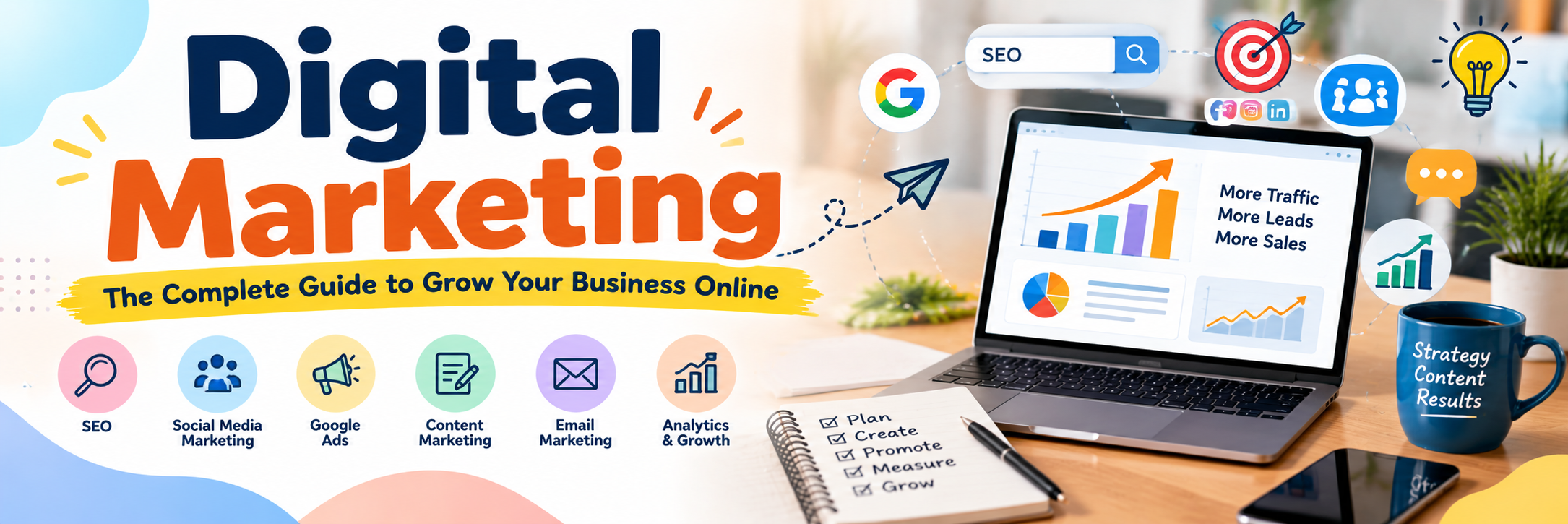 Digital Marketing: How Businesses Can Grow, Reach Customers and Build a Strong Online Presence