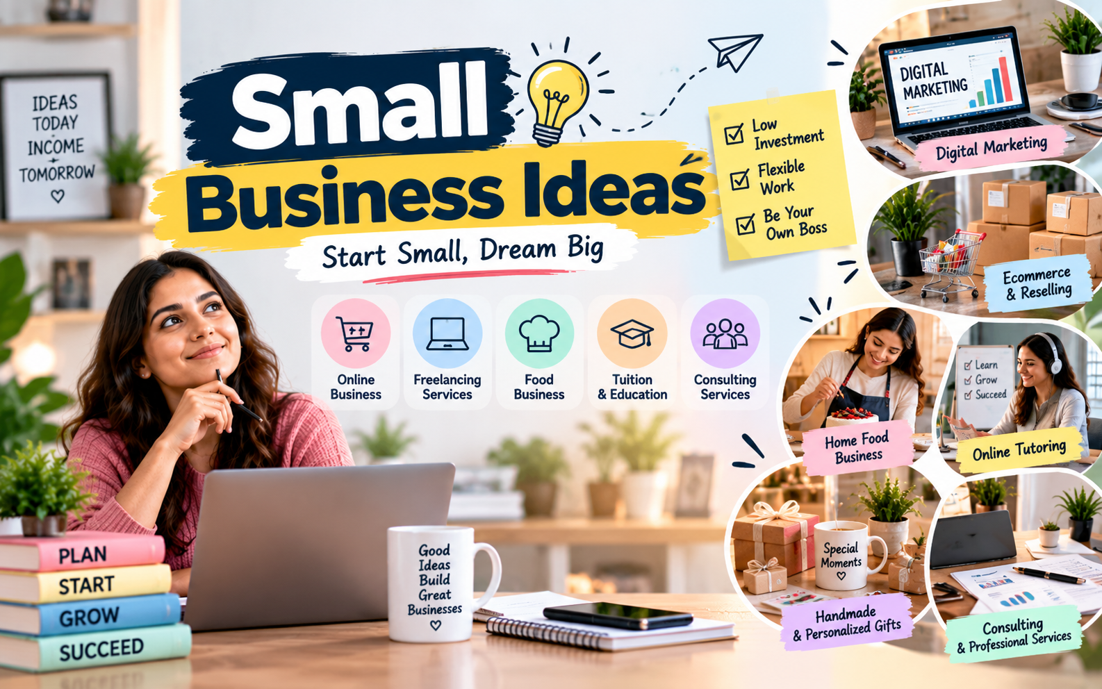 Small Business Ideas: 15 Practical Ways to Start a Business With Smart Planning